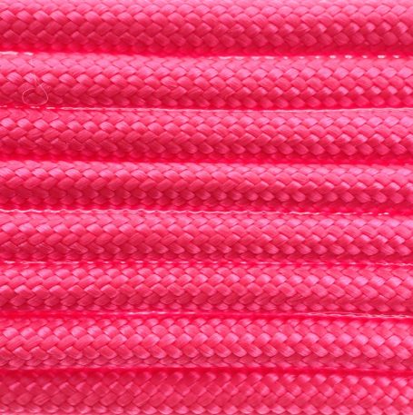 Paracord in Farbe Neon Pink – geeignet für handgefertigte Hundeleinen und Halsbänder
