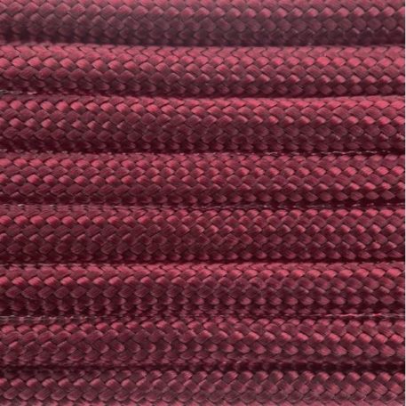 Paracord in Farbe Burgundy – geeignet für handgefertigte Hundeleinen und Halsbänder