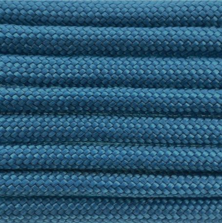 Paracord in Caribbean Blau – geeignet für handgefertigte Hundeleinen und Halsbänder