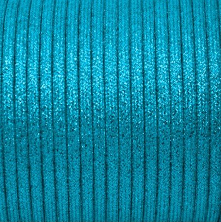 Paracord in Farbe Glitzer Ocean Glace – geeignet für handgefertigte Hundeleinen und Halsbänder